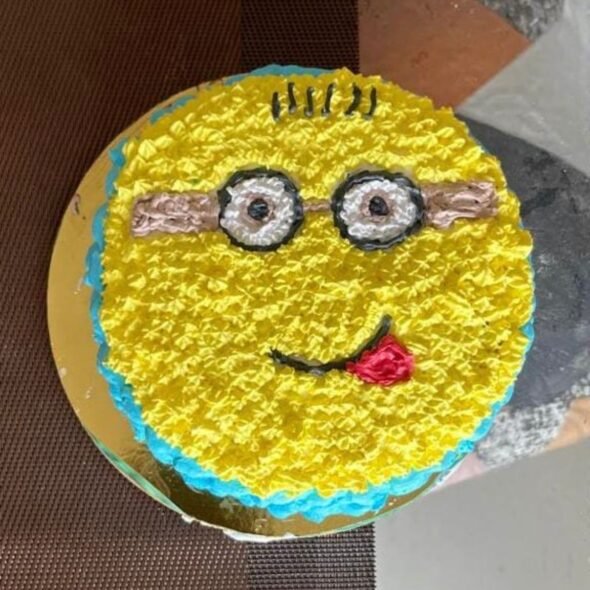 Minions cake (Dutch chocolate vegan cake 500...