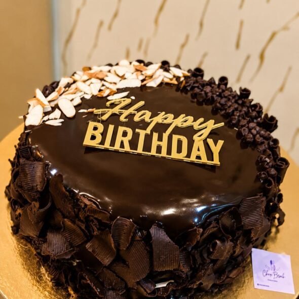 1 Pound Vegan Chocolate Almond Truffle Cake...