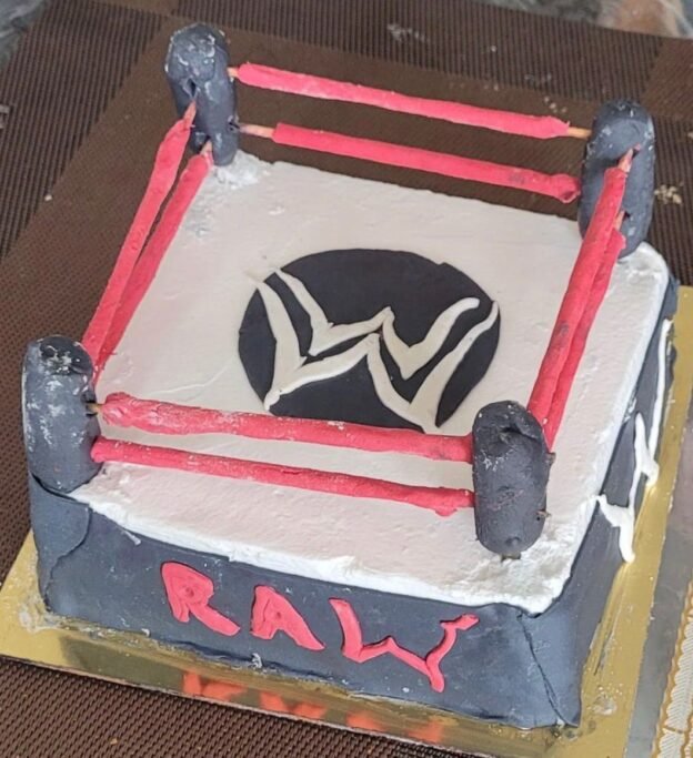 WWE cake (Pineapple flavoured vegan cake 750...
