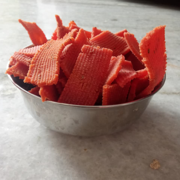 Crispy Beetroot Ribbon Muruku (250g)